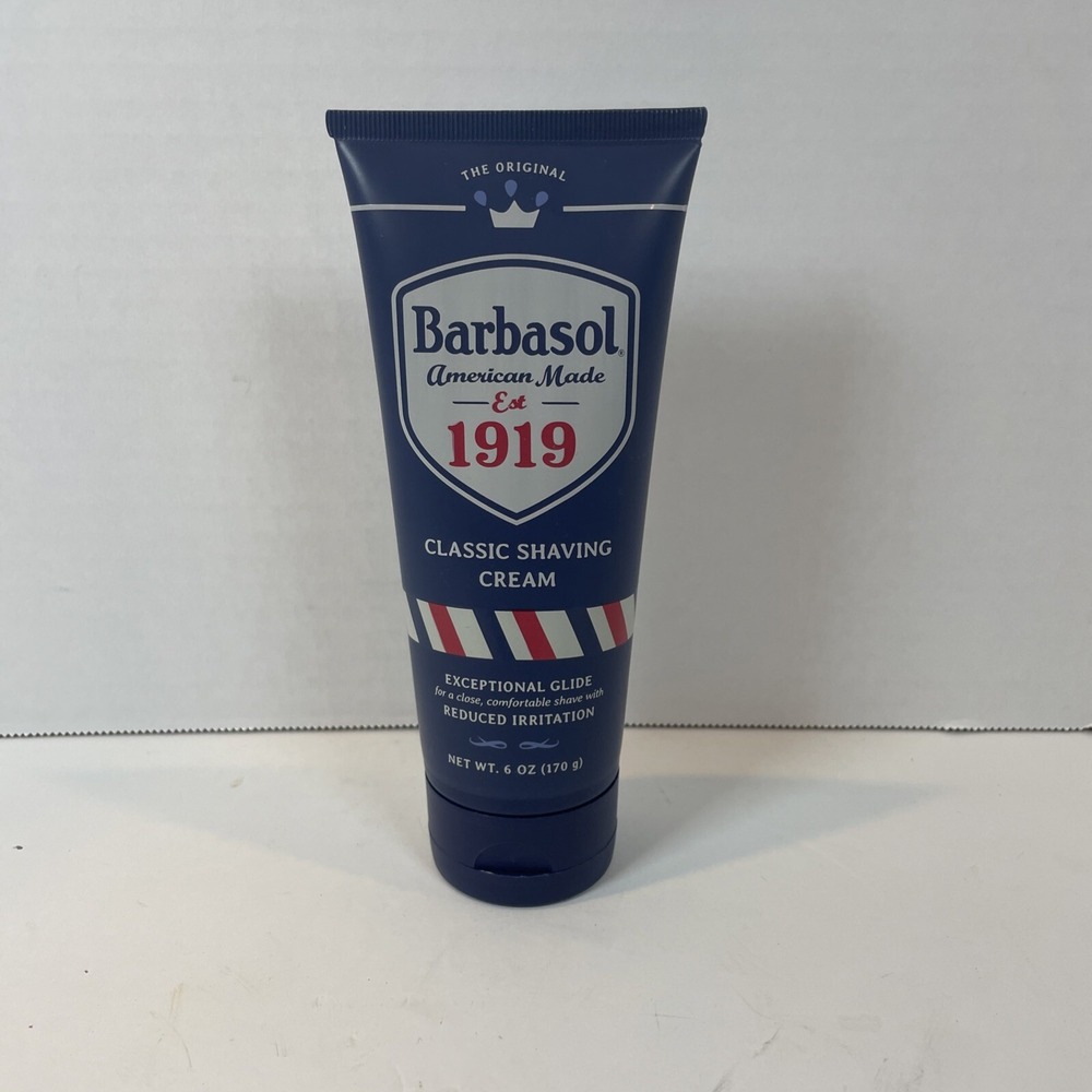 Barbasol Shaving Cream Mens 6oz Blue Classic Shaving Cream Nourish & Moisturize
